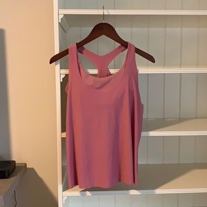 NWT Athleta Pink Ultimate 2-in-1 Support Top